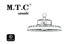 Pack of 1 (M0710: M.T.C Canada LED High Bay Light UFO Pro series 200W 28000lm 6000K Input Voltage AC100V-277V With New Advance Model CUL certified)