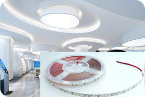 M0483: M.T.C Canada LED Strip Light 24V DC SMD 2835 120LED/M Watt:1M≤25 15M (49.5 Feet) Length No Drop in Voltage IP 20 Indoor Use Only 4000K Colour