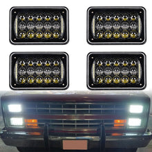 1 pair M0417 : M.T.C Canada LED 4x6 Head light 48W 4800lm Hi/Low And DRL DOT Approved Replacement For H4651 H4652 H4656 H4666 H6545(Pack of 2 Piece)