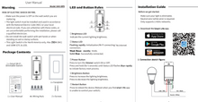 Pack of 10 : M0810 : LED Smart Dimmer Light Switch – Wi-Fi |Compatible With Alexa, Compatible With Google – Single Pole with App Control – 1%–100% Dimming , 150W LED 2.4G Wifi  CETL Certified