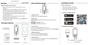 Pack of 10 : M0810 : LED Smart Dimmer Light Switch – Wi-Fi |Compatible With Alexa, Compatible With Google – Single Pole with App Control – 1%–100% Dimming , 150W LED 2.4G Wifi  CETL Certified