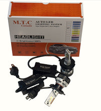 M0663/9007 Hi/Low M.T.C Canada LED Plug and Play LED Super Bright LED Head Light Kit 85 Watt * 2 18000lm 6000K Headlight Kit with Sunon Fan (1 pair 9007 Hi/LOW 6000K)