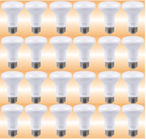 (Pack of 24 )M0448 LED BR20 Bulb 7W,Dimmable 700Lm,6000K Cool White,CUL Certified