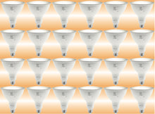 (Pack of 24 PCs) M0587- M.T.C Canada ® LED Par 38 3CCT With E26 Holder Input 120V AC 15W Dimmable 1350lm 3CCT Change Colour With Button LED Par38 40 Degree Beam ( 3000K ,3500K,6000K ) CUL Certified