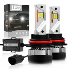 M0663/9007 Hi/Low M.T.C Canada LED Plug and Play LED Super Bright LED Head Light Kit 85 Watt * 2 18000lm 6000K Headlight Kit with Sunon Fan (1 pair 9007 Hi/LOW 6000K)