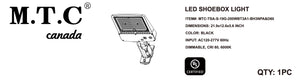 Pack of 1 M0708 200W : M.T.C Canada® LED Parking Lot Lights/LED Street Light/LED Shoe Box Light/LED Area Light LED Direct Wiring AC 100-277V 200W