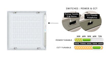 Pack of 2 Piece M0722: M.T.C Canada LED Back Lit Panel 2x4 Wattage change (30W-40W-50W-60W-72W)  With Button And CCT Colour Change With Button From (3K-6K ) , MAX Lumens (9760lm ) From CUL Certified Input 100-347VVAC