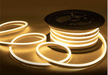 M.T.C Canada LED Neon Rope Light 25M(82.5 Feet) Roll Direct Line Voltage 110V 120LED/M Outdoor And Indoor Use IP66 , Warm White Colour 3000K ,