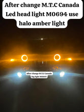 1 Pair ( M0697 : LED 4 inch 30W 6000K-6500K Projector Fog Lights JK and JL DOT Approved For Jeep Wrangler)