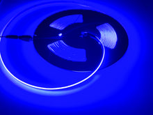 (1 Roll 15M) M0677 Blue : M.T.C Canada LED Strip Light Commercial Grade COB Dot Free 15M (49.2 FT Roll) 24VDC 320LED /M 12W/M IP44 No Drop in Voltage with 1 Side Power (Blue Colour)