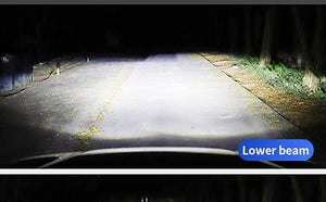 M0663/9007 Hi/Low M.T.C Canada LED Plug and Play LED Super Bright LED Head Light Kit 85 Watt * 2 18000lm 6000K Headlight Kit with Sunon Fan (1 pair 9007 Hi/LOW 6000K)
