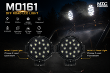 M0161 Spot Light  : (Pack of 2 Piece ) 7 inch Round LED Bar Light 12V DC 51W 6000K IP67 Price for 2 Piece $90.00 CAD 1 Piece Cost  $45.00 Cad