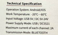 ( 1 Pack ) M0786: M.T.C Canada Bluetooth RGBIC Controller /RGB Magic Controller 3 Wire With Remote Input Voltage 5-24VDC Only Can work With RGBIC Strip light M0646