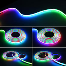 M0822: M.T.C Canada 10M LED COB Strip Light RGB Magic Running Strip IP44 3 Wire Addressable 10M (33 Feet) 24VDC 420LED/M SMD No Drop in Voltage 14.4W/M (M0822 (10MCOB Magic RGB Strip)