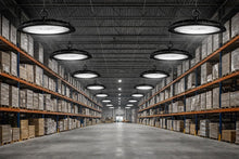 Upgraded 42,000 Lm Cul Certified 300 Watt High Bay 6K M0836 - M.T.C Canada LED UFO Highbay Light 120VAC with 120VAC Plug in 1.5M Long Wire | | Black Housing for High Ceiling Warehouse