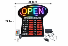 M0851:Upgraded M.T.C Canada RGB LED Open Sign with Timer & Remote – Multi-Color Programmable Display for Storefront & Business