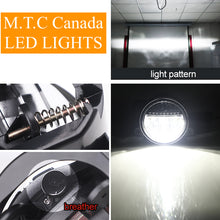 1 Pair ( M0697 : LED 4 inch 30W 6000K-6500K Projector Fog Lights JK and JL DOT Approved For Jeep Wrangler)