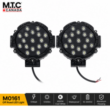 M0161 Spot Light  : (Pack of 2 Piece ) 7 inch Round LED Bar Light 12V DC 51W 6000K IP67 Price for 2 Piece $90.00 CAD 1 Piece Cost  $45.00 Cad