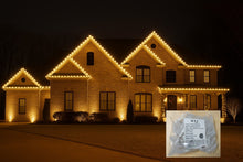 CSA Certified 50M (165 Feet) M0817 : M.T.C Canada C9 LED String Light – Warm White (10M / 50 LEDs) X5 (50M /250 LED White Wire Extendable Male Female Connection Max Can Connect 45 Set