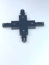 Pack of 2 Piece M0684 / X Joint (Black Housing /White Housing ) : M.T.C Canada 3 Pin H Type X Joint Only to Use with 3 Wire H Type Track System 120VAC