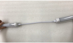 Pack of 10 M0715 :M.T.C Canada Premium Range LED T8 4 Feet Integrated Tube Light Fixture Frosted /Shop Light Fixture /Garage Light Fixture /Cooler Light /Fridge Light 36W 4680lm(130lm/W) 6000K