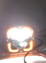 Full Kit M0854 – M.T.C Canada 4" 90W (45Wx2) LED Driving Light with DRL, High/Low Beam 6000K, IP68 Waterproof (12000LM, Amber DRL) With Dual Switch Wiring harness