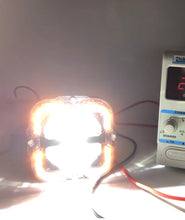 Full Kit M0854 – M.T.C Canada 4" 90W (45Wx2) LED Driving Light with DRL, High/Low Beam 6000K, IP68 Waterproof (12000LM, Amber DRL) With Dual Switch Wiring harness