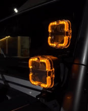 Full Kit M0854 – M.T.C Canada 4" 90W (45Wx2) LED Driving Light with DRL, High/Low Beam 6000K, IP68 Waterproof (12000LM, Amber DRL) With Dual Switch Wiring harness