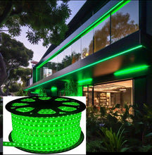 M0470/50M : LED Rope Light 50M (165 Ft) 2835 SMD 120LED/M 120V Outdoor &Indoor Use IP66 With 110V Flat US Wall Plug connector