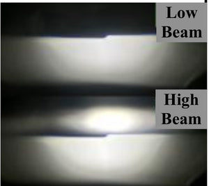 ( 1 Pair ) M0792 -M.T.C Canada LED Intelligent Bi-LED projector lens series H4 hi /low 6000K 80W x2 =160W 16,000lm