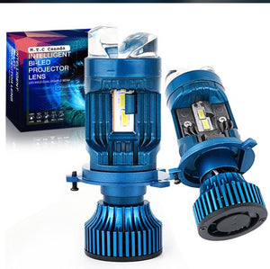 ( 1 Pair ) M0792 -M.T.C Canada LED Intelligent Bi-LED projector lens series H4 hi /low 6000K 80W x2 =160W 16,000lm