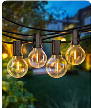 (Pack of 4 Set)(24 Ftx4 =96 FT) M0366 :CUL Certified M.T.C Canada 24Ft 12Piece LED G40 Outdoor Patio String Lights with LED Clear Bulbs,Warm White 2700K Ambience Indoor & Outdoor Lights for Patio