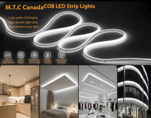 50M (165 Feet) M0828 6K :M.T.C Canada LED Cob Strip Light  Line Voltage 50M(165 Ft) Roll (6000K Cool White) 480LED/M 10 Watt/m 120VAC USA Wall Plug Outdoor,Indoor Ip67 Waterproof