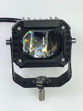 M0576: M.T.C Canada LED 2 inch Square White Amber LED Driving Work Light Bar Pods With Mount Bracket Spot Off Road Fog( 1 Pair)