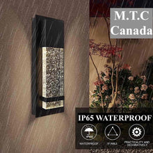 Pack of 2 Piece :M0712 M.T.C Canada 14 inch LED Wall Light Crystal Bubble Watt 12W 3CCT Input 120VAC Can Be Change with Button at Back Side 3K/4K/6K CETL