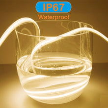 50M (165 Feet) M0828 3K :M.T.C Canada LED Cob Line Voltage Strip Light 50M (165 Feet) Roll (3000K Warm White) 480LED/M 10 Watt/m 120VAC USA Wall Plug Outdoor and Indoor Ip67 Waterproof