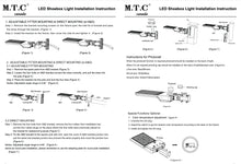Pack of 1 Upgraded M0711 :M.T.C Canada LED Flood Light 200W 28000lm 3cct (3K-45K-6K) Waterproof Indoor/Outdoor CUL Certified Input Voltage 100-277VAC/347VAC (200 Watt 3CCT)