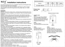 Upgraded New (Pack of 12) M0813:M.T.C Canada LED 4inch Retrofit kit Flat with E26 Holder 120V 10W Dimmable 950lm 5CCT Change Colour with Button (2700K,3000K,4000K,5000K,6000K) CUL Certified