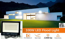 2 Pack or 4 pack to choose M0641: M.T.C Canada LED Flood Light 100W 12000lm 6000K  InputAC120V Water ProofCETL