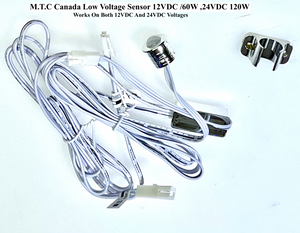 Pack of 5 Piece M0729: M.T.C Canada LED Infrared Inductive Switch Light Sensor Switch Infrared Motion Switch Wardrobe Cabinet Light Sensor Accessories 12V 24V for LED Light Strip Or Puck Lights , LED Step Lights