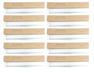 Pack of 10 M0151 /6K ( Independent Series ) :M.T.C Canada LED T8 4 Feet Purification Fixture /LED Shop Light Linear 40W 6000K 4400Lm Tube Light Fixture CETL
