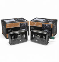 (1 Pair )M0527 : LED Low Beam Headlights for High Way Truck DOT Approved 60W 6000K 4x6 Led Headlights Rectangular Pack of 2