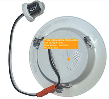 Upgraded New (Pack of 12) M0813:M.T.C Canada LED 4inch Retrofit kit Flat with E26 Holder 120V 10W Dimmable 950lm 5CCT Change Colour with Button (2700K,3000K,4000K,5000K,6000K) CUL Certified