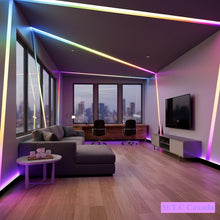 M0822: M.T.C Canada 10M LED COB Strip Light RGB Magic Running Strip IP44 3 Wire Addressable 10M (33 Feet) 24VDC 420LED/M SMD No Drop in Voltage 14.4W/M (M0822 (10MCOB Magic RGB Strip)