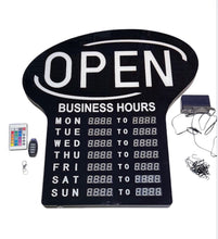 M0851:Upgraded M.T.C Canada RGB LED Open Sign with Timer & Remote – Multi-Color Programmable Display for Storefront & Business