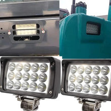 (PACK OF 2 )M0667:Led Work Spot  Lights (4x6 With Bracket ) 45w 6inch Led Lights Bar Fog Lights 12/24V With Mount Brackets for Trucks,Tractor,Off-Road 4x4, ATV, SUV, UTV,Boat -Waterproof