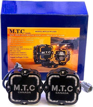 Full Kit M0854 – M.T.C Canada 4" 90W (45Wx2) LED Driving Light with DRL, High/Low Beam 6000K, IP68 Waterproof (12000LM, Amber DRL) With Dual Switch Wiring harness
