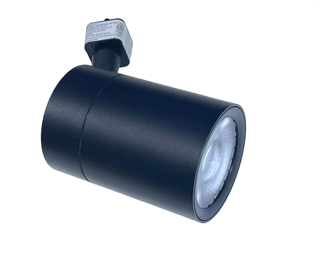 Black Housing (Pack of 4 Piece)) :(M0683) M.T.C Canada LED Track Light 30W 3000lm 3 Pin 3cct (3K,4K,6K) Change Colour with Button at Back Side CETL 3 Pin H Type Track Fit, Input 120VAC