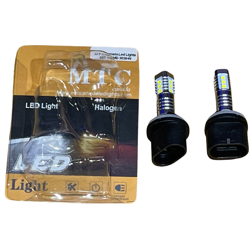 M0581 : M.T.C Canada 880 /899 LED Fog Light Bulbs Extreme Bright LED Bulb 3030 -SMD LED 6000K 14W -White