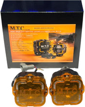 Full Kit M0854 – M.T.C Canada 4" 90W (45Wx2) LED Driving Light with DRL, High/Low Beam 6000K, IP68 Waterproof (12000LM, Amber DRL) With Dual Switch Wiring harness